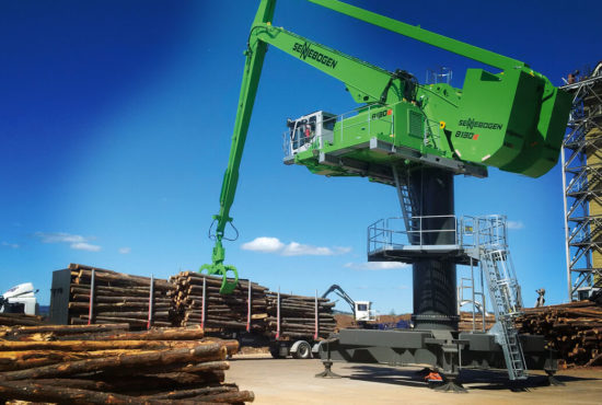 Sennebogen 8130 EQ Balance Material Handler Timber Handling